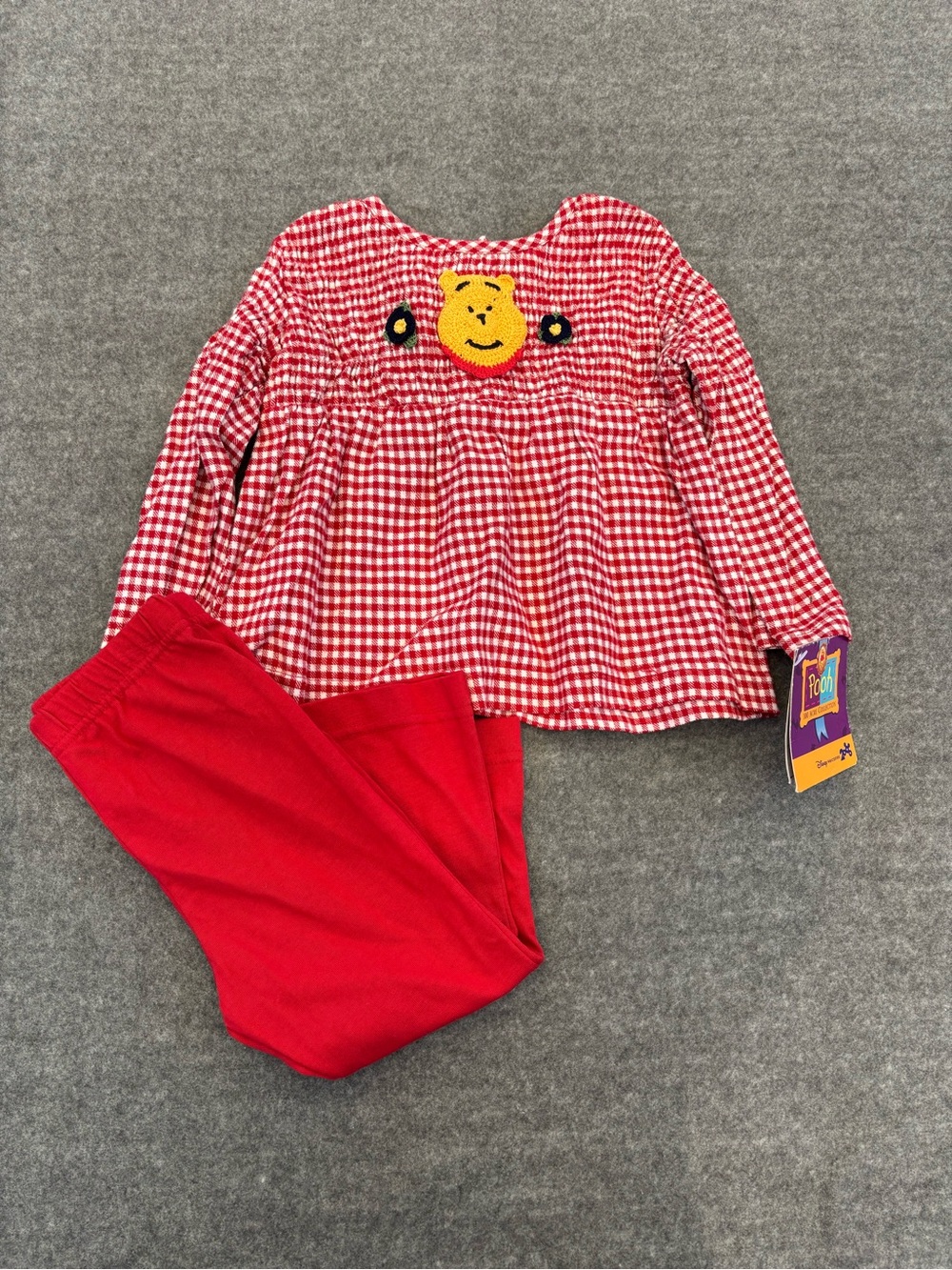 Vintage Winnie the Pooh baby girl outfit Size 18 months NWT
